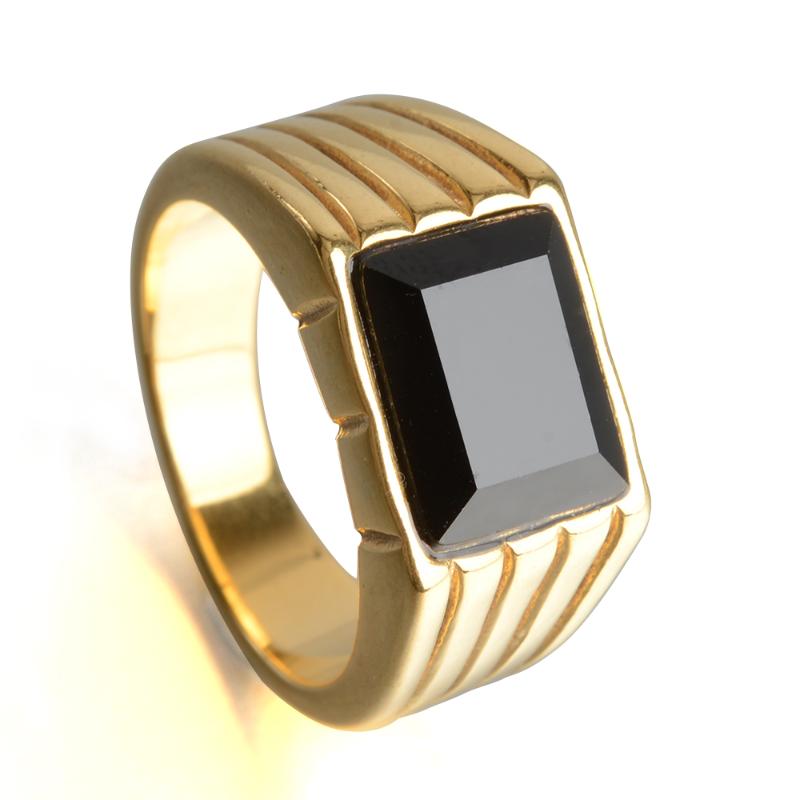 Men's Ring Rock Punk Smooth 316L Stainless Steel square Black CZ Silver-color Gold Color Hip Hop Rings For Men Party Jewelry
Men's Ring Rock Punk Smooth 316L Stainless Steel square Black CZ Silver-color Gold Color Hip Hop Rings For Men Party Jewelry