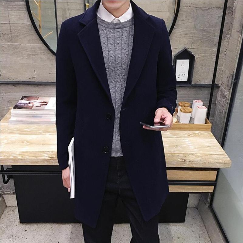 Autumn And Winter Larger Size Men Clothing New Long Section Of The Solid Color Windbreaker Korean Version Wool Lapel Coat/-3xl, Black
Autumn And Winter Larger Size Men Clothing New Long Section Of The Solid Color Windbreaker Korean Version Wool Lapel Coat/-3xl, Black