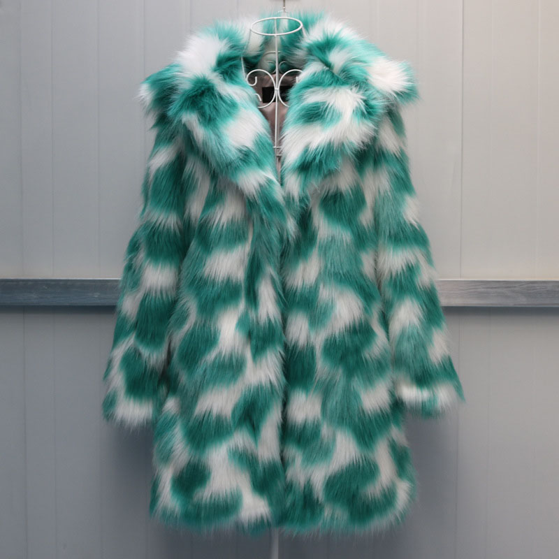 Women' jacket imitation fur women' fur jacket 2020 new fashion large size warm high quality coat NUW649, Green 
Women' jacket imitation fur women' fur jacket 2020 new fashion large size warm high quality coat NUW649, Green