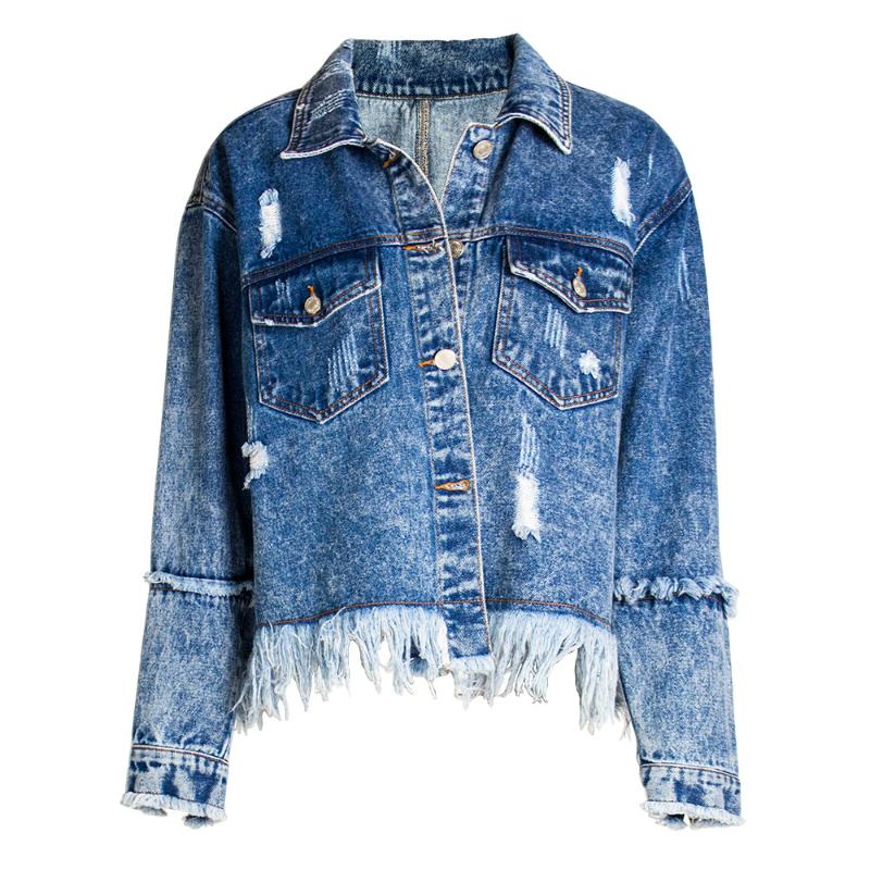 New Women' Denim Jacket Coat 2020 Spring Jean Jackets Women Coats Female Denim TASSEL Jacket Girl Outerwear Blue L0533
New Women' Denim Jacket Coat 2020 Spring Jean Jackets Women Coats Female Denim TASSEL Jacket Girl Outerwear Blue L0533