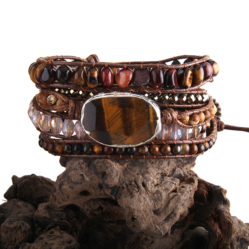 RH Fashion Handma Bohemian Boho Bracelet Tiger Eye & Black Onyx and Mixed Natural Stones 5 Strands Wrap Bracelets DropShipping
RH Fashion Handma Bohemian Boho Bracelet Tiger Eye & Black Onyx and Mixed Natural Stones 5 Strands Wrap Bracelets DropShipping