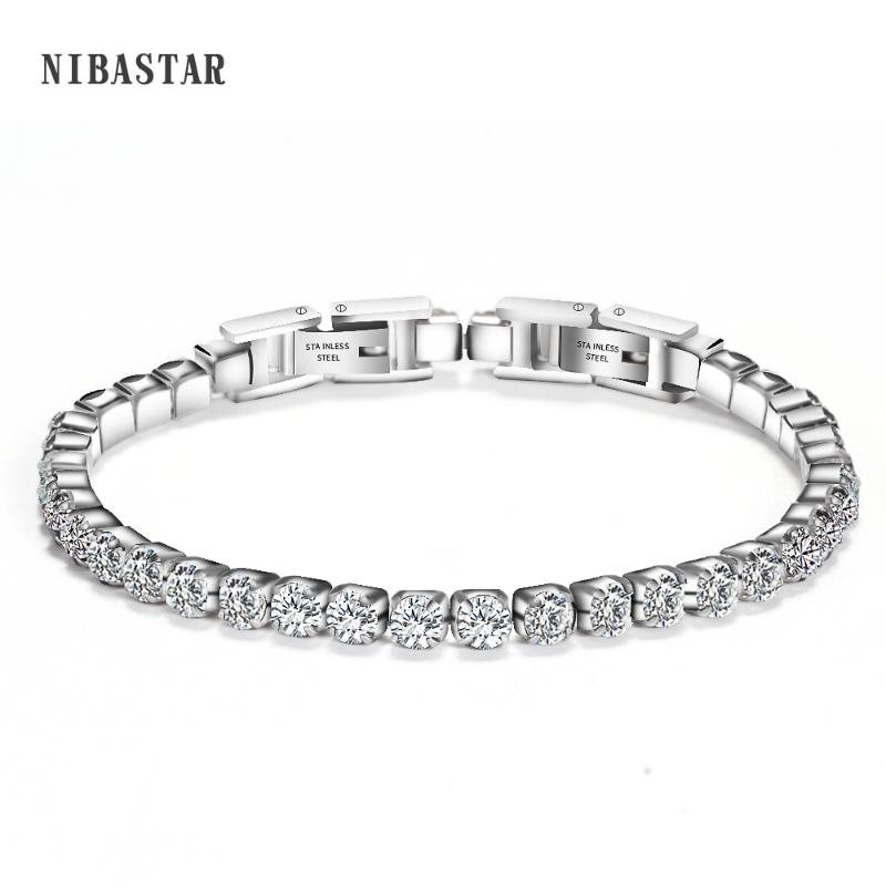 Fashion Jewelry Bracelets Full White/Black Crystal Bracelet Jewelry Accessories Stainless Steel Adjustable Wrist Ladies Bracelet
Fashion Jewelry Bracelets Full White/Black Crystal Bracelet Jewelry Accessories Stainless Steel Adjustable Wrist Ladies Bracelet