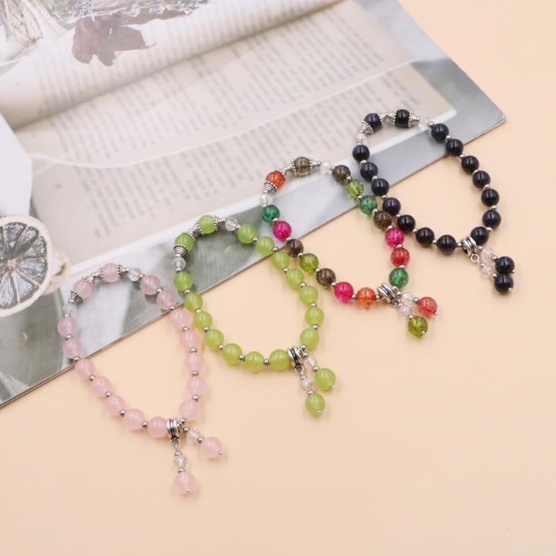 Handmade Wristband Bracelet Beads Crystal Stone Opal Tourmaline Jades Healing Bracelets for Women Girls Bangle Yoga Jewelry B374
Handmade Wristband Bracelet Beads Crystal Stone Opal Tourmaline Jades Healing Bracelets for Women Girls Bangle Yoga Jewelry B374