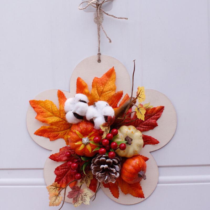 Pumkin Christmas Garland Wreath Fall Home Window Mall Hotel Decoration Pendant Xmas Wreath Hanging Ornaments With Box, Flower shape
Pumkin Christmas Garland Wreath Fall Home Window Mall Hotel Decoration Pendant Xmas Wreath Hanging Ornaments With Box, Flower shape
