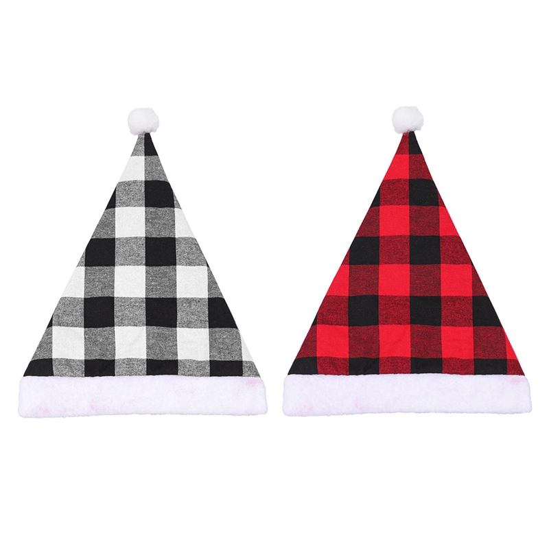 1pcs Merry Christmas Hat For Kids And Adults Xmas Grid Pattern Christmas Decoration New Year Plush Cap For Party 
1pcs Merry Christmas Hat For Kids And Adults Xmas Grid Pattern Christmas Decoration New Year Plush Cap For Party