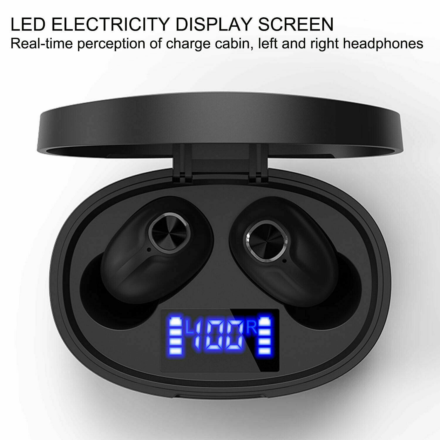 Bluetooth 5.0 Wireless earbuds Bluetooth 5.0 Headset TWS Wireless Earphones Mini Earbuds Stereo Headphones IPX7
Bluetooth 5.0 Wireless earbuds Bluetooth 5.0 Headset TWS Wireless Earphones Mini Earbuds Stereo Headphones IPX7