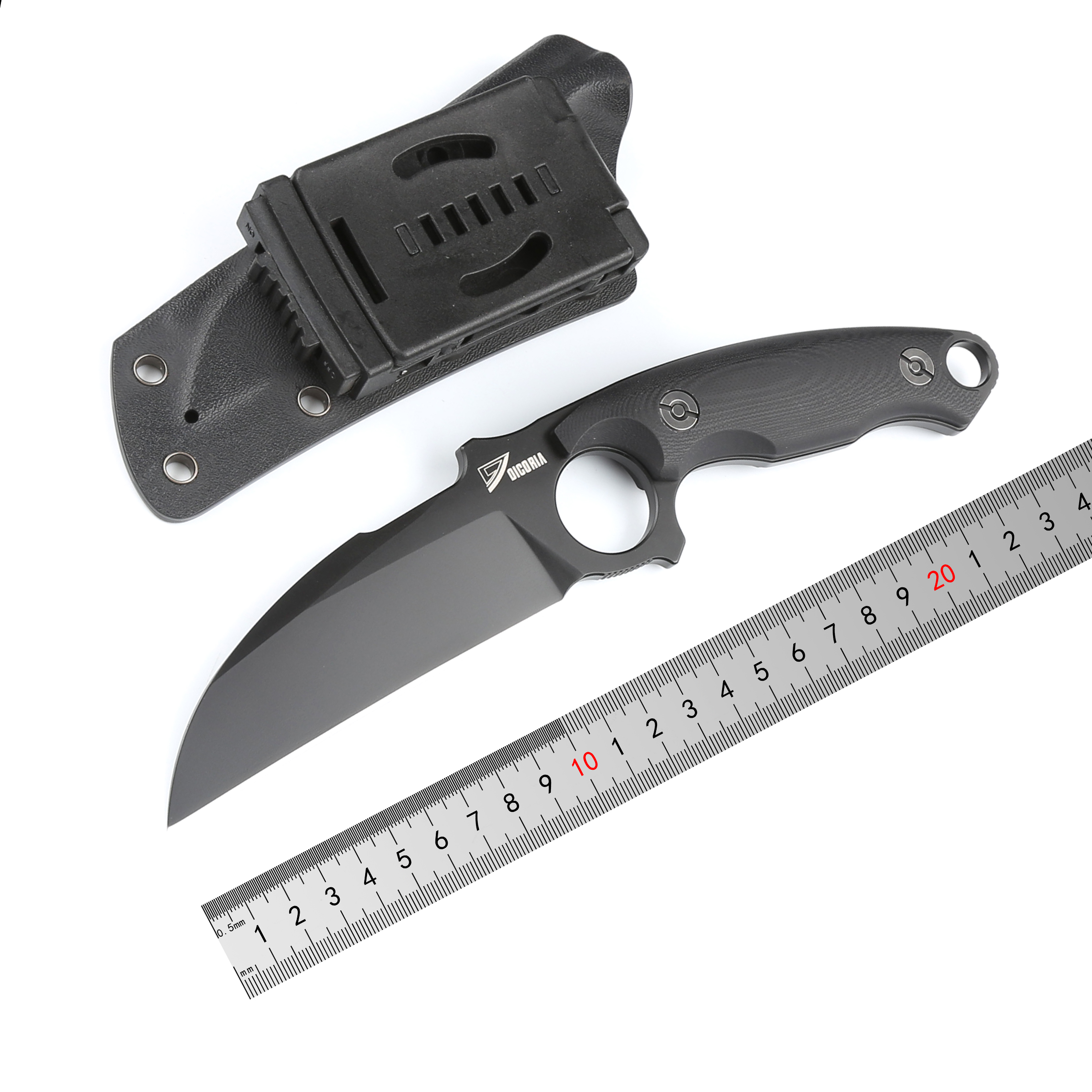 DICORIA D2 blade G10 handle fixed blade hunting knife KYDEX Sheath tactical Self-defense camping survival outdoors EDC knives tool
DICORIA D2 blade G10 handle fixed blade hunting knife KYDEX Sheath tactical Self-defense camping survival outdoors EDC knives tool