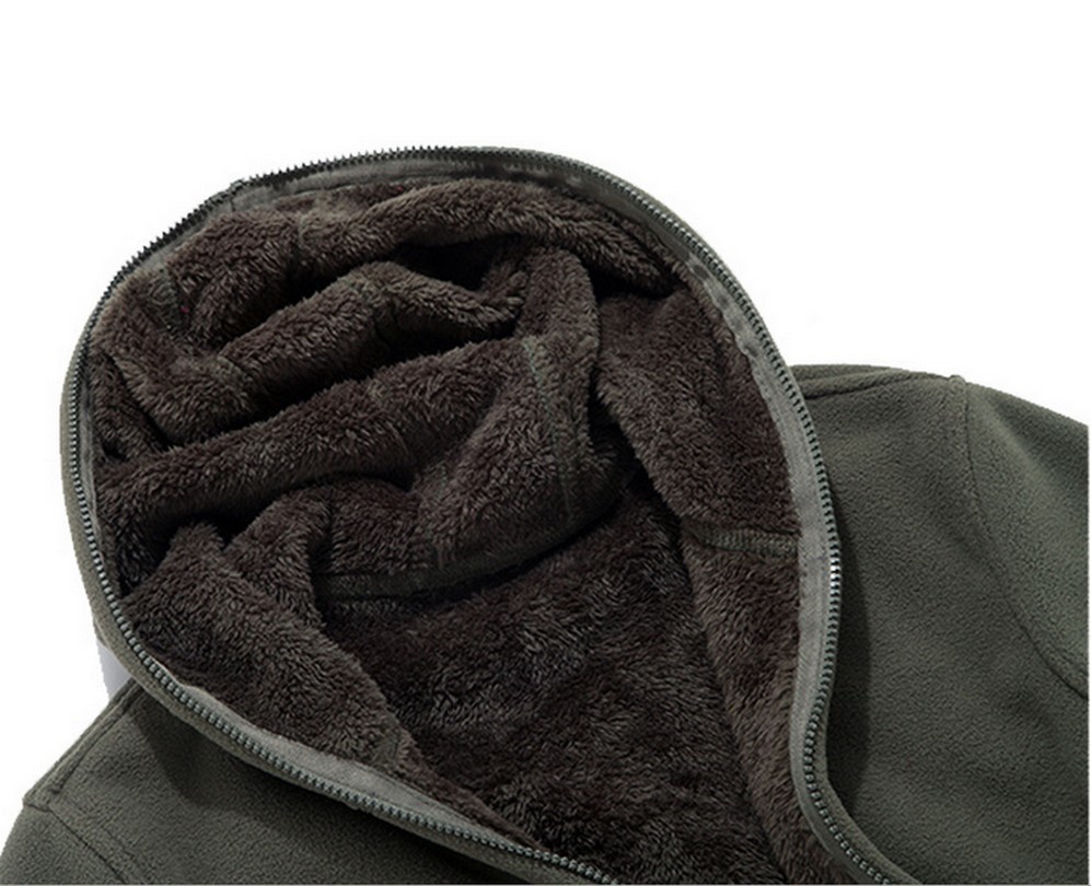 Men's Winter Warm Jackets Thermal windbreaker Sportswear Zip Thick Fleece Hoodies Sweatshirts Male Hooded Coats Men 6XL 7XL 8XL T200914