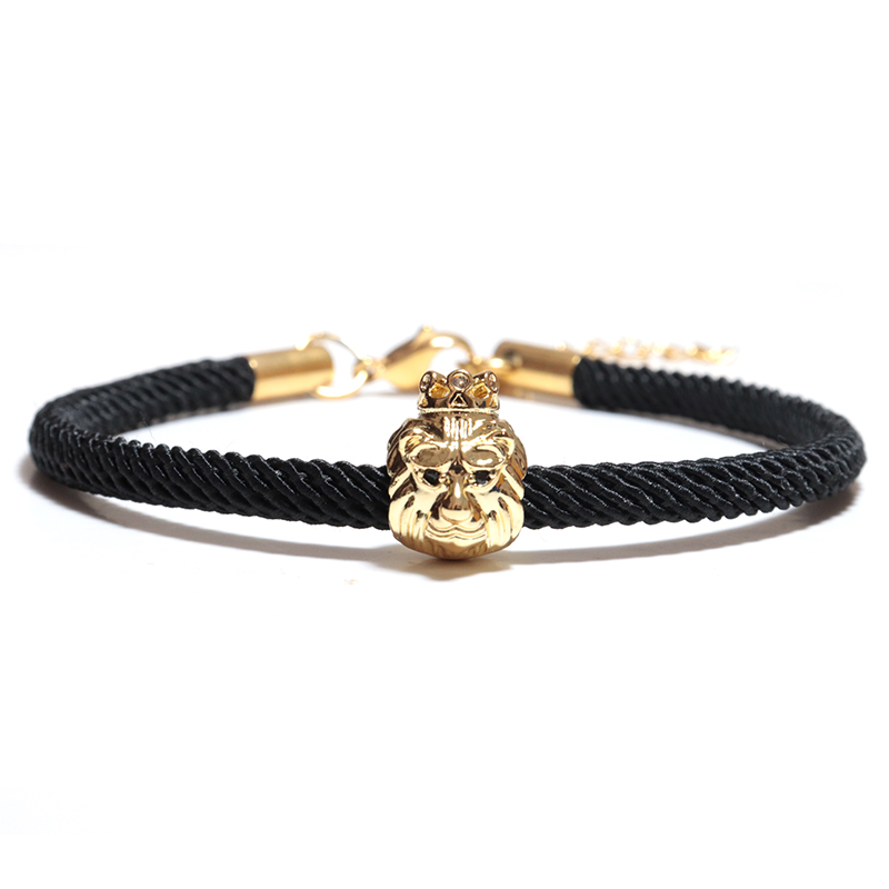 Minimalist Gold Silver Color Lion Bracelet Charm Black Red Rope Braclet For Men Women Lucky Wristband Jewelry Bileklik
Minimalist Gold Silver Color Lion Bracelet Charm Black Red Rope Braclet For Men Women Lucky Wristband Jewelry Bileklik