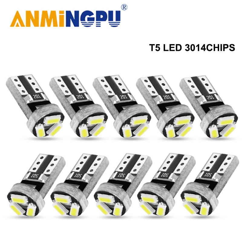 ANMINGPU 10x Signal Lamp Led T5 Canbus 3014SMD W3W W1.2W LED Dashboard Gauge Lamps Car Warning Indicator Instrument Lights 12V, As pic
ANMINGPU 10x Signal Lamp Led T5 Canbus 3014SMD W3W W1.2W LED Dashboard Gauge Lamps Car Warning Indicator Instrument Lights 12V, As pic
