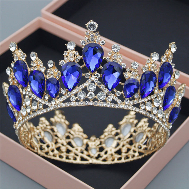 Retro Crystal Queen Crowns Wedding Hair Accessories Handmade Crown Bridal Crown Princess
Retro Crystal Queen Crowns Wedding Hair Accessories Handmade Crown Bridal Crown Princess