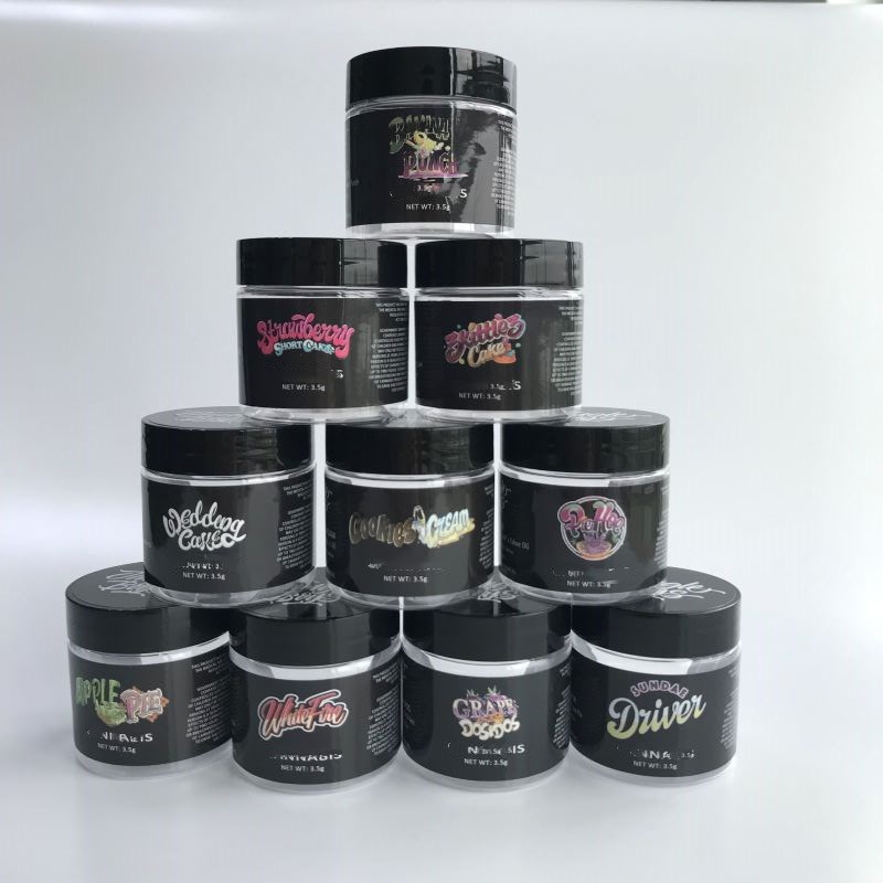 Empty 3.5G 60ml Plastic Jar with Jungle boys stickers for Dry herb flower 10 Types labels with empty Jars wedding cake skittles cake
Empty 3.5G 60ml Plastic Jar with Jungle boys stickers for Dry herb flower 10 Types labels with empty Jars wedding cake skittles cake