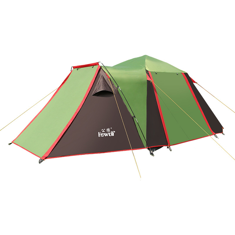 Hewolf Outdoor Automatic 1 Bedroom 1 Hall Four-door Large Tent Double Layer Anti-Sun Tents Outdoor Camping Waterproof Tent
Hewolf Outdoor Automatic 1 Bedroom 1 Hall Four-door Large Tent Double Layer Anti-Sun Tents Outdoor Camping Waterproof Tent
