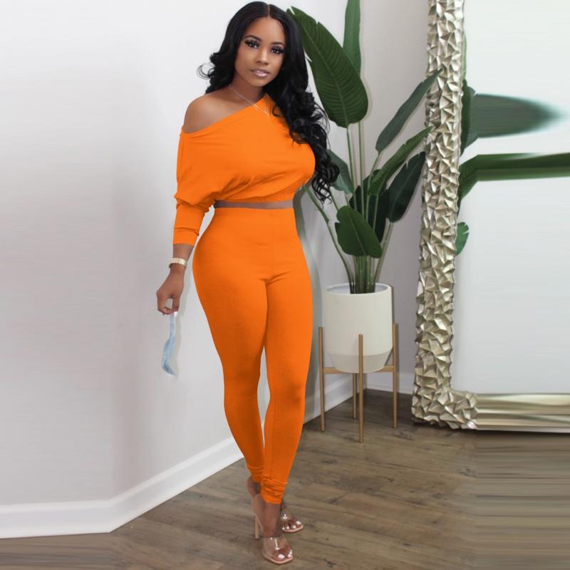 2020 Solid Color Fashion Women Autumn Sports Sets Lady Split 2 Piece Tracksuit Casual Solid Color Skew Collar Running Sets #3, Green
2020 Solid Color Fashion Women Autumn Sports Sets Lady Split 2 Piece Tracksuit Casual Solid Color Skew Collar Running Sets #3, Green