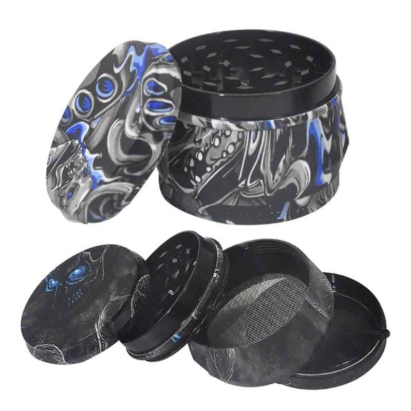 New 53mm 4 Layers Herb color smoking printing Crusher Smasher Colorful Zinc Alloy Grinder High Quality accessories
New 53mm 4 Layers Herb color smoking printing Crusher Smasher Colorful Zinc Alloy Grinder High Quality accessories