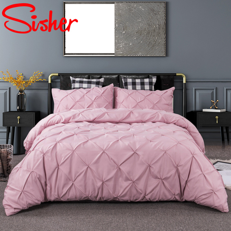 Luxury King Size Bedding Set Modern Brief Jacquard Duvet Cover Sets Single Double Queen Bedclothes Nordic Adult Quilt Cover, Blue
Luxury King Size Bedding Set Modern Brief Jacquard Duvet Cover Sets Single Double Queen Bedclothes Nordic Adult Quilt Cover, Blue