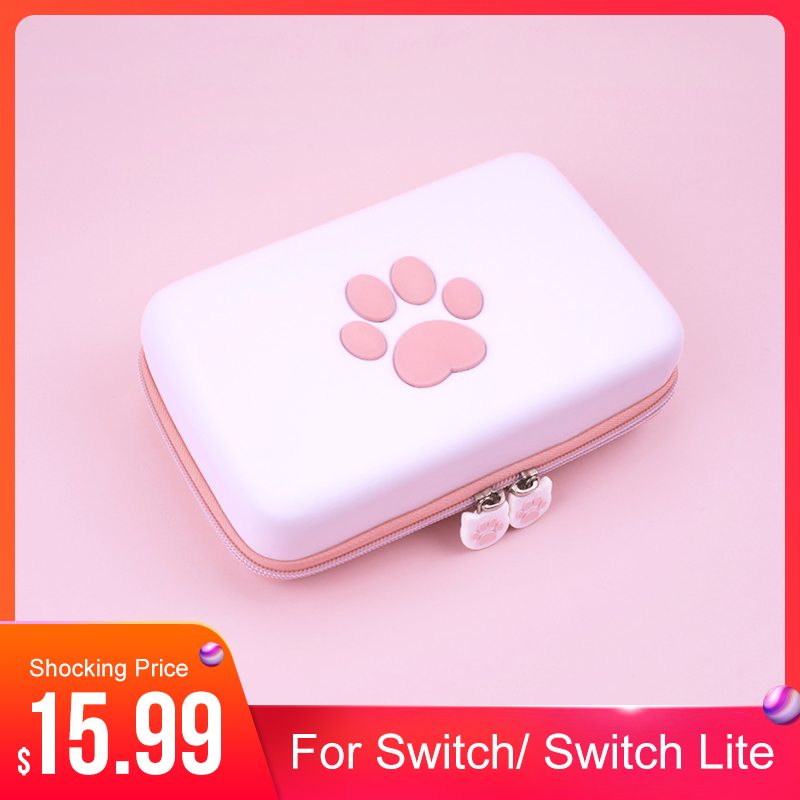 Cute Cat Storage Bag for Switch / Switch Lite portable Travel Carrying Case Games Hard Shell Storage Bag
Cute Cat Storage Bag for Switch / Switch Lite portable Travel Carrying Case Games Hard Shell Storage Bag