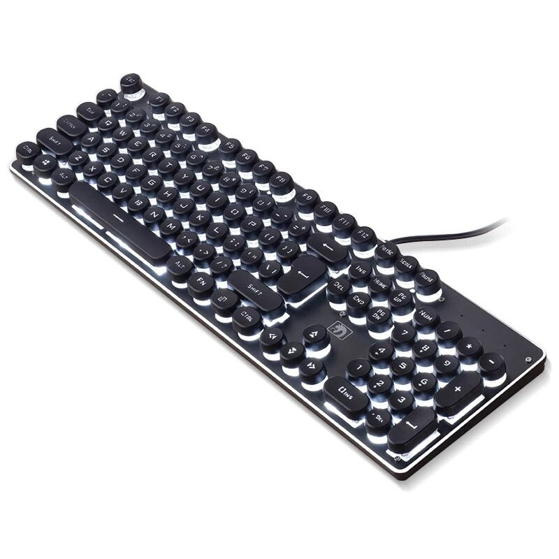 Gaming Keyboard Mechanical Imitation Keyboard Gaming RGB with Backlit Ergonomic 104 Keycaps for PC Black(Round
Gaming Keyboard Mechanical Imitation Keyboard Gaming RGB with Backlit Ergonomic 104 Keycaps for PC Black(Round