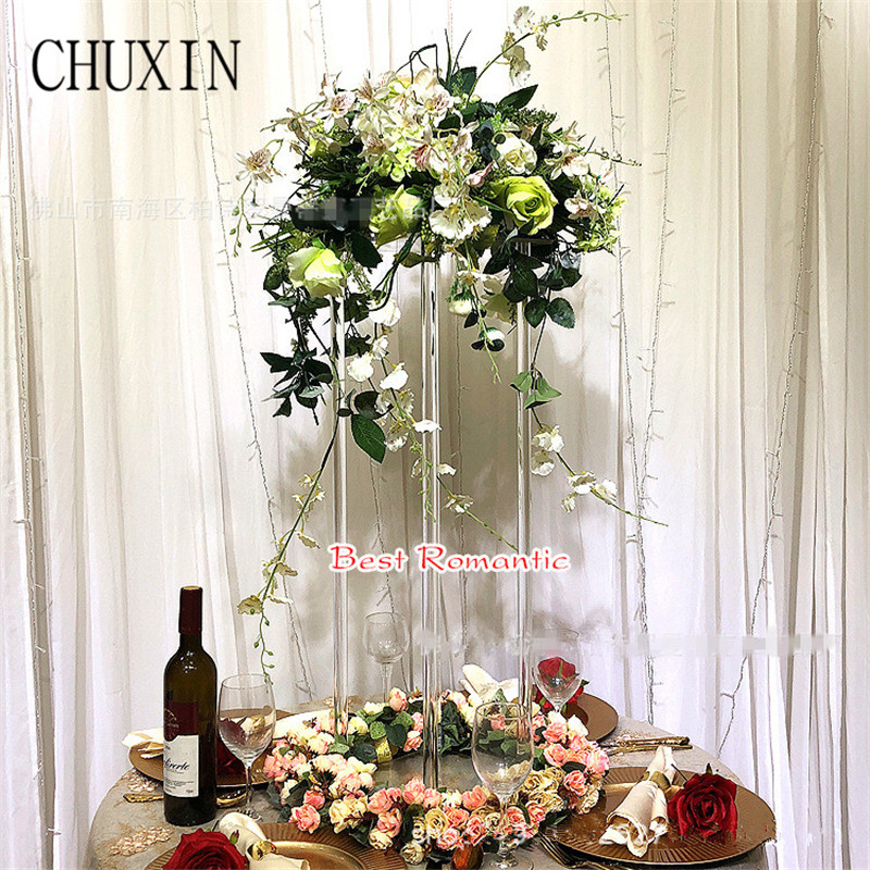 High-grade acrylic crystal wedding road leading Table flower stand Artificial flower Ball decoration Candlestick 60cm/80cm/100cm, White
High-grade acrylic crystal wedding road leading Table flower stand Artificial flower Ball decoration Candlestick 60cm/80cm/100cm, White