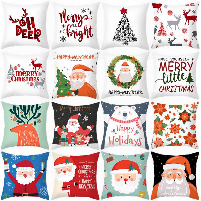 1Pc Merry Christmas Pillow Case 45*45cm Santa Claus Beer Printe Cushion Cover for Christmas New Year Party Pillowcase Decoration
1Pc Merry Christmas Pillow Case 45*45cm Santa Claus Beer Printe Cushion Cover for Christmas New Year Party Pillowcase Decoration