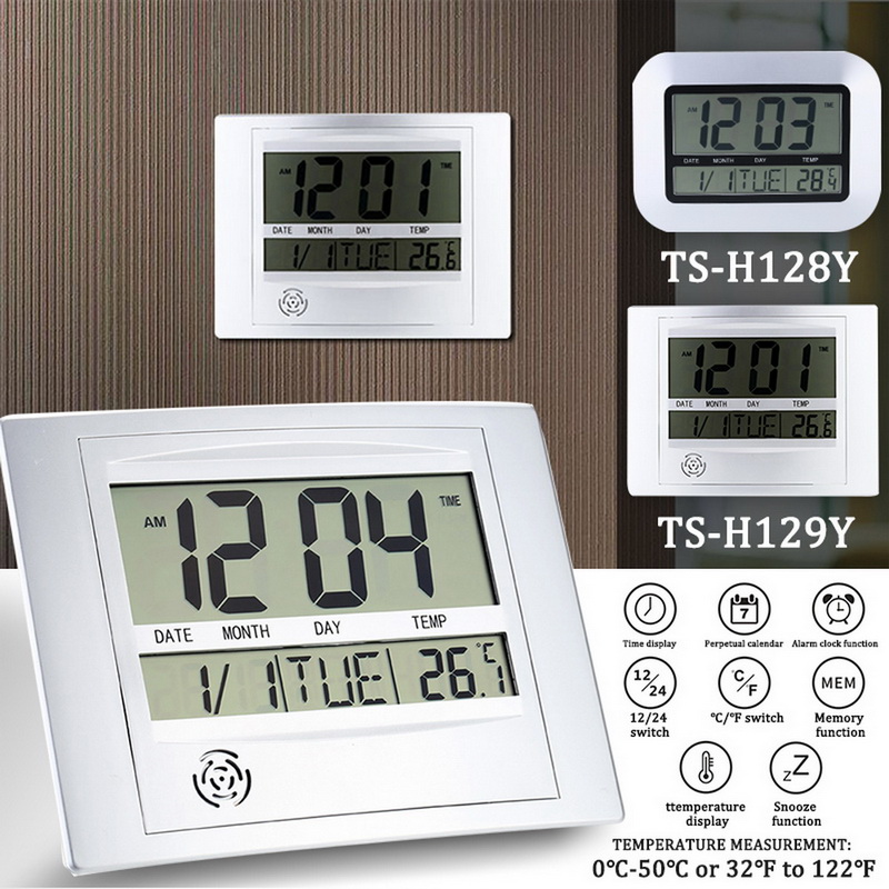Wall Clock Watch Clock Led Digital Table Alarm Desktop Humidity Temperature Hygrometer Radio Controlled Room
Wall Clock Watch Clock Led Digital Table Alarm Desktop Humidity Temperature Hygrometer Radio Controlled Room