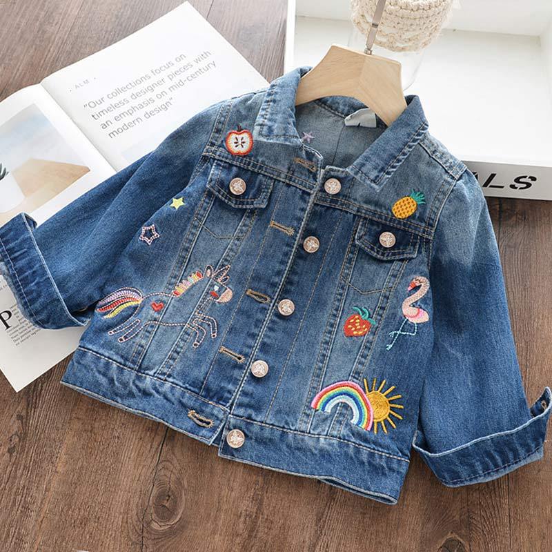 New Spring Autumn Girls&Boys coat Graffiti embroidered lapel denim jacket Baby Kids Coats Jeans Jacket Clothing Outwear, Ax1197deep blue 
New Spring Autumn Girls&Boys coat Graffiti embroidered lapel denim jacket Baby Kids Coats Jeans Jacket Clothing Outwear, Ax1197deep blue