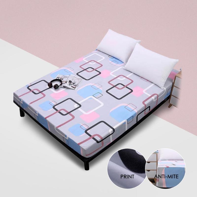 Simplicity Pure Pattern Printing Brushed Fitted Sheet Mattress Cover With Elastic Band Soft Bedding Linens Home Textile
Simplicity Pure Pattern Printing Brushed Fitted Sheet Mattress Cover With Elastic Band Soft Bedding Linens Home Textile