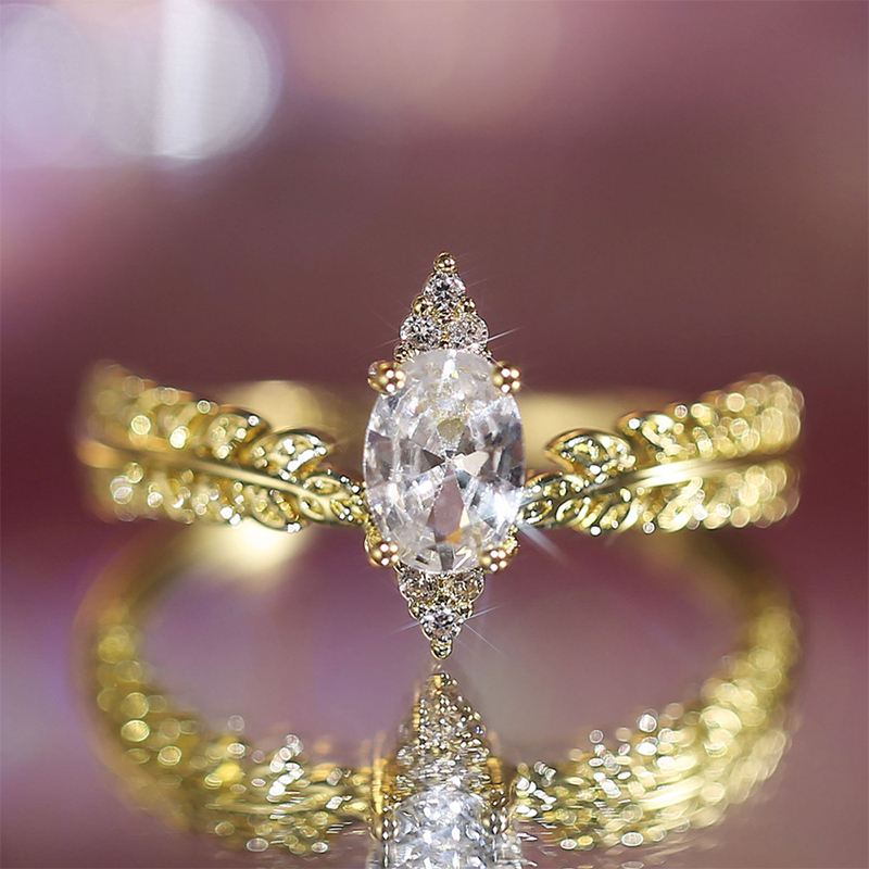 Huitan Luxury Gold Color Women Engagement Rings Stylish Marquise Shape Leave Band Girl Ring Gift Elegant Female Marriage Jewelry
Huitan Luxury Gold Color Women Engagement Rings Stylish Marquise Shape Leave Band Girl Ring Gift Elegant Female Marriage Jewelry