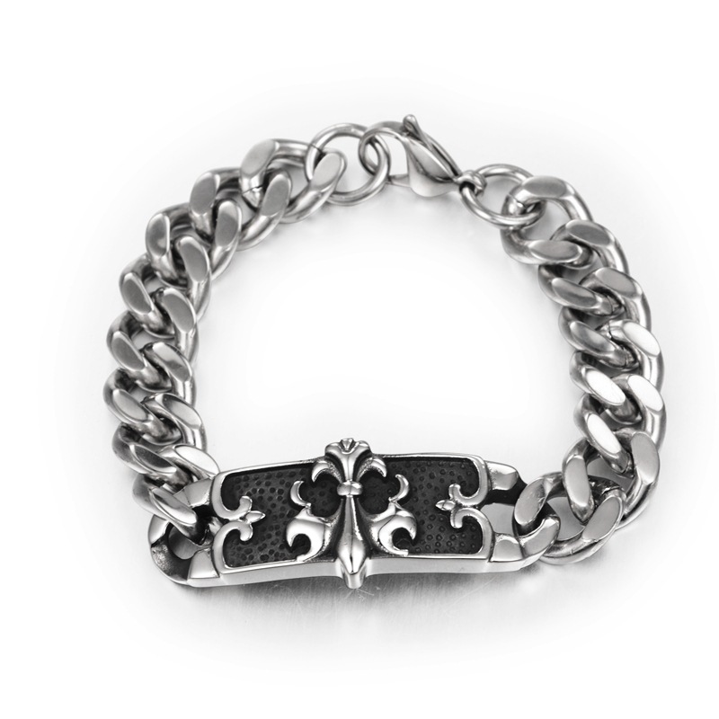 Big Decorative Pattern Bracelet Stainless Steel Shiny Charm Link Chain Bracelets Punk Long Skull Bracelets For Men
Big Decorative Pattern Bracelet Stainless Steel Shiny Charm Link Chain Bracelets Punk Long Skull Bracelets For Men