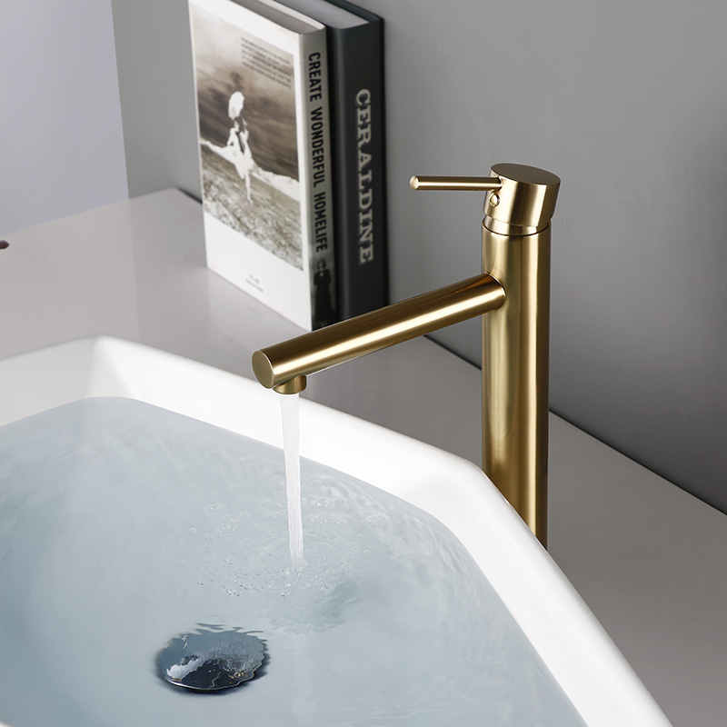 Bagnolux Solid Brass Bathroom Basin Faucet Brushed Gold Tap Cold And Hot Water Mixer Sink Tap With Single Lever In Brushed Gold
Bagnolux Solid Brass Bathroom Basin Faucet Brushed Gold Tap Cold And Hot Water Mixer Sink Tap With Single Lever In Brushed Gold