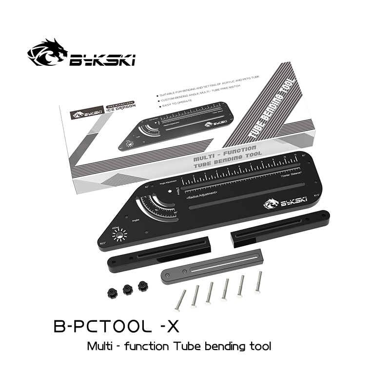 Bykski multi-angle Acrylic PMMA /PETG Rigid hard tube bending mould computer water cooling B-PCTOOL-X Black
Bykski multi-angle Acrylic PMMA /PETG Rigid hard tube bending mould computer water cooling B-PCTOOL-X Black