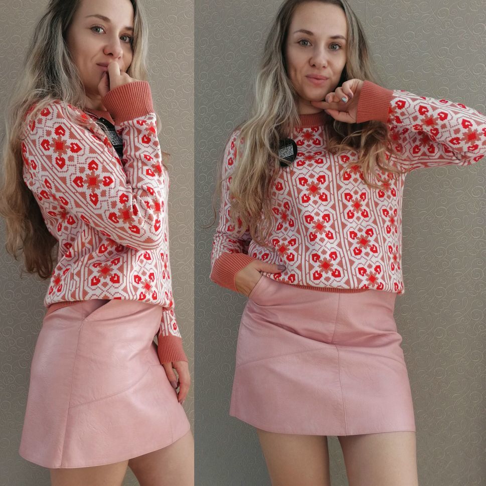 Vintage Sweet Multicolored Plaid Jacquard Knit Sweater Women Loose Long Sleeve Ladies Pullovers Casual Pull Femme C-424 201224