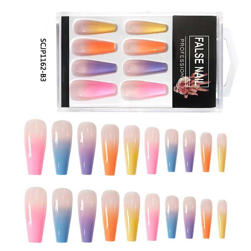 20/100pcs/Set Long Coffin Fake Nail European Rainbow Matte Full Nail Art Tip Colorful Beauty Artificial False Extension Kit, 44-100pcs autumn
20/100pcs/Set Long Coffin Fake Nail European Rainbow Matte Full Nail Art Tip Colorful Beauty Artificial False Extension Kit, 44-100pcs autumn