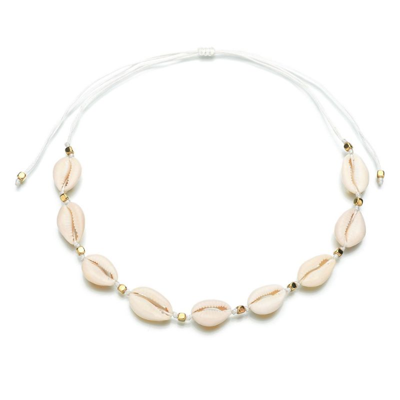 Charm Bracelets Summer Natural Cowrie Shell Women Bracelet Necklace Jewelry Beach
Charm Bracelets Summer Natural Cowrie Shell Women Bracelet Necklace Jewelry Beach