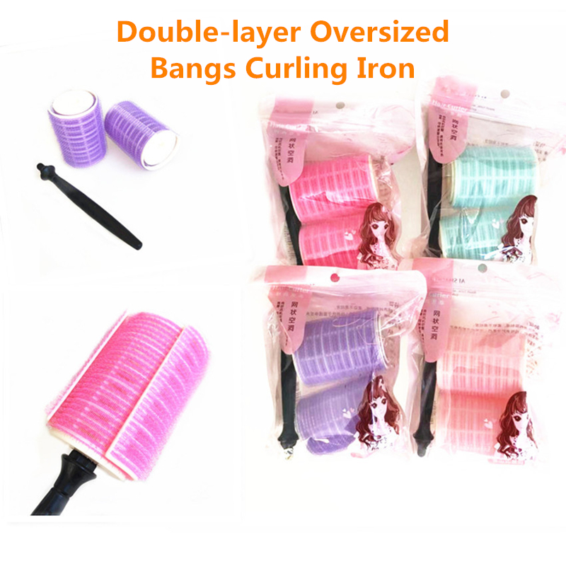 2pcs/pack Double-layer Oversized 4 Colors Optional Bangs Curling Tube with Operating Rod Curling Iron Self-adhesive Iron
2pcs/pack Double-layer Oversized 4 Colors Optional Bangs Curling Tube with Operating Rod Curling Iron Self-adhesive Iron
