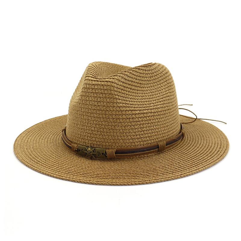 2020 New Fashion Summer Women Men Travel Beach Sun Hat For Elegant Lady Fedora Wide Brim Panama Hat Size 56-58CM, Black
2020 New Fashion Summer Women Men Travel Beach Sun Hat For Elegant Lady Fedora Wide Brim Panama Hat Size 56-58CM, Black