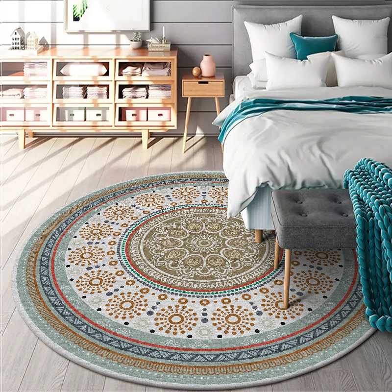 Persian Style Round Carpets Living Room Bedroom Rug and Carpet Classic Flower Home Decor Study Coffee Table Non-Slip Floor Mats, Carpet1
Persian Style Round Carpets Living Room Bedroom Rug and Carpet Classic Flower Home Decor Study Coffee Table Non-Slip Floor Mats, Carpet1