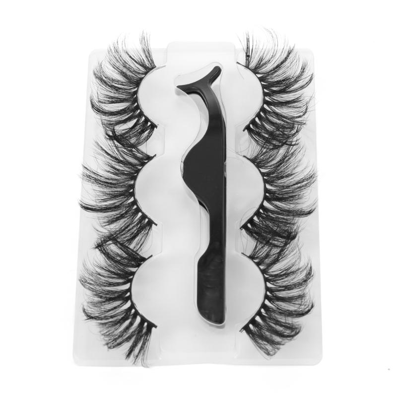 3 Pairs 25mm 8D Soft Mink Hair False Eyelashes with Tweezer Natural Long Fluffy Fake Lashes Wholesale Handmade Eyes Makeup Tools
3 Pairs 25mm 8D Soft Mink Hair False Eyelashes with Tweezer Natural Long Fluffy Fake Lashes Wholesale Handmade Eyes Makeup Tools