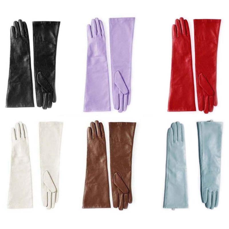 40cm(15.75") long plain real top sheep leather evening long gloves red black brown beige
40cm(15.75") long plain real top sheep leather evening long gloves red black brown beige