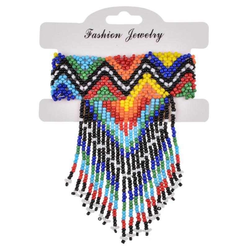 Bohemia Colorful Seed Beads Strand Wide Bracelets Bangles Handmade Elastic Bracelet Wristband Ethnic Jewelry Pulsera de moda
Bohemia Colorful Seed Beads Strand Wide Bracelets Bangles Handmade Elastic Bracelet Wristband Ethnic Jewelry Pulsera de moda