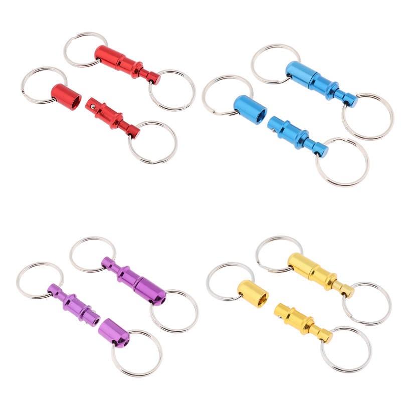 2Pcs/pack Key Chain Key Ring Quick Release Keychain Pull-Apart Removable Keyring with Two Heavy Duty Split Rings Accessories
2Pcs/pack Key Chain Key Ring Quick Release Keychain Pull-Apart Removable Keyring with Two Heavy Duty Split Rings Accessories