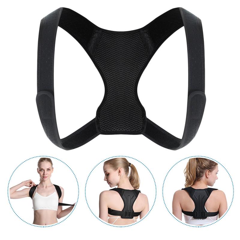 New Posture Corrector Spine Back Shoulder Support Corrector Band Adjustable Brace Correction Humpback Back Pain Relief, Black
New Posture Corrector Spine Back Shoulder Support Corrector Band Adjustable Brace Correction Humpback Back Pain Relief, Black