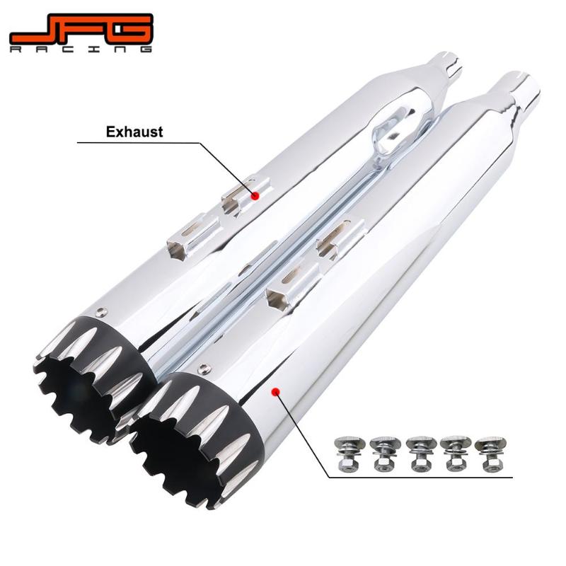 Motorcycle 4.5" Exhaust Pipes Mufflers Slip-On For 2020-2020 Touring Models Street Electra Road Glide King Ultra Classic
Motorcycle 4.5" Exhaust Pipes Mufflers Slip-On For 2020-2020 Touring Models Street Electra Road Glide King Ultra Classic