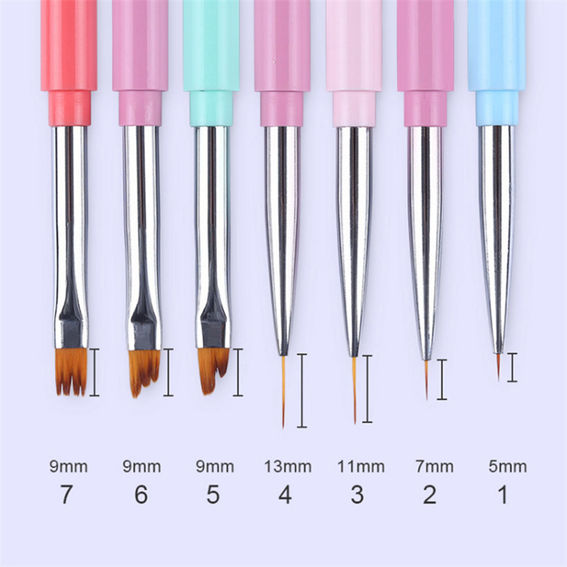 1pcs Nail Brush UV Gel Flower Drawing Pen Purple Handle Floral Painting Brush Manicure Nail Art Tool Acrylic Painting Pen
1pcs Nail Brush UV Gel Flower Drawing Pen Purple Handle Floral Painting Brush Manicure Nail Art Tool Acrylic Painting Pen