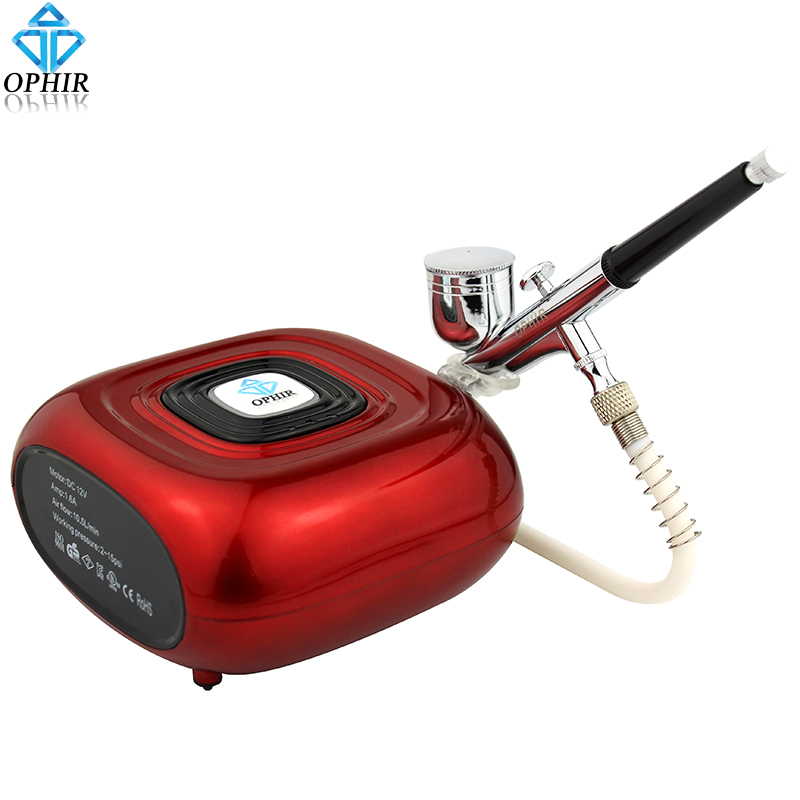 OPHIR Portable Dual Action Airbrush Kit with Mini Air Compressor for Cake Decoration Cake Tools Hobby Airbrushing _AC123R+AC004
OPHIR Portable Dual Action Airbrush Kit with Mini Air Compressor for Cake Decoration Cake Tools Hobby Airbrushing _AC123R+AC004