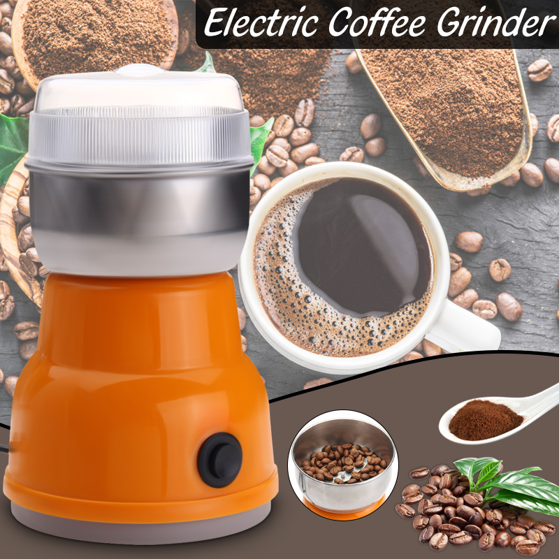 Household Coffee Machine 200W Semiautomatic Coffee Maker Salt Pepper Nuts Electric Grinder Kitchen Appliances
Household Coffee Machine 200W Semiautomatic Coffee Maker Salt Pepper Nuts Electric Grinder Kitchen Appliances