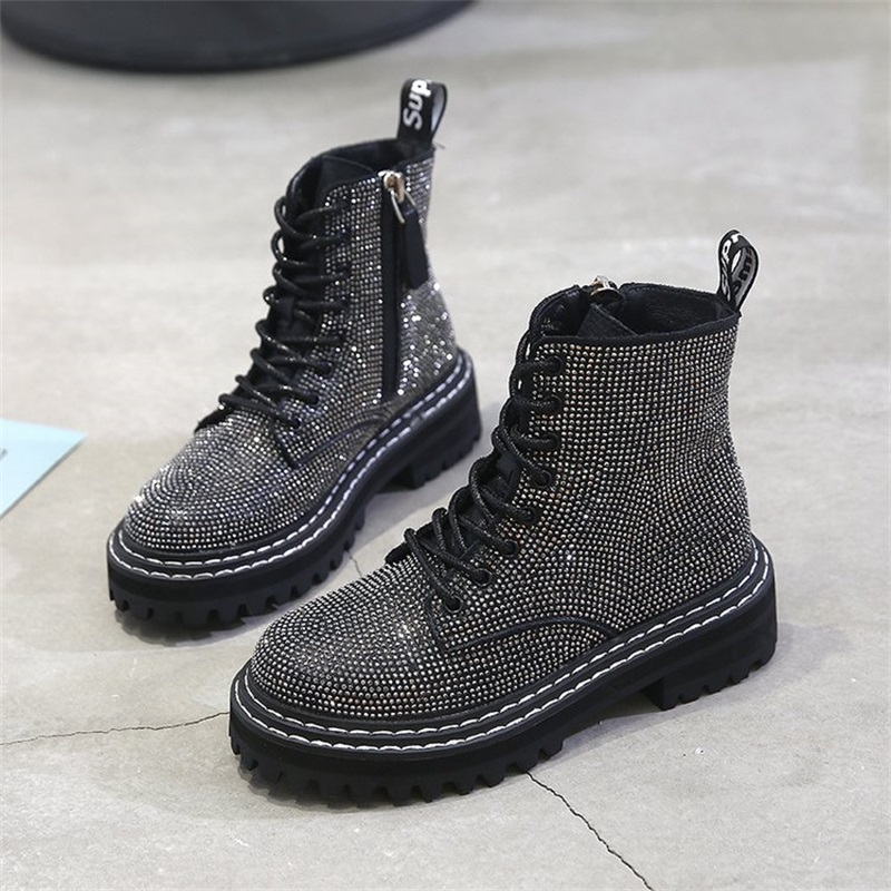 Winter women pumps dress Martin boots Platform Fashion Rhinestone lace up Round Toe mid heels snow botas women shoes 200916, Black
Winter women pumps dress Martin boots Platform Fashion Rhinestone lace up Round Toe mid heels snow botas women shoes 200916, Black