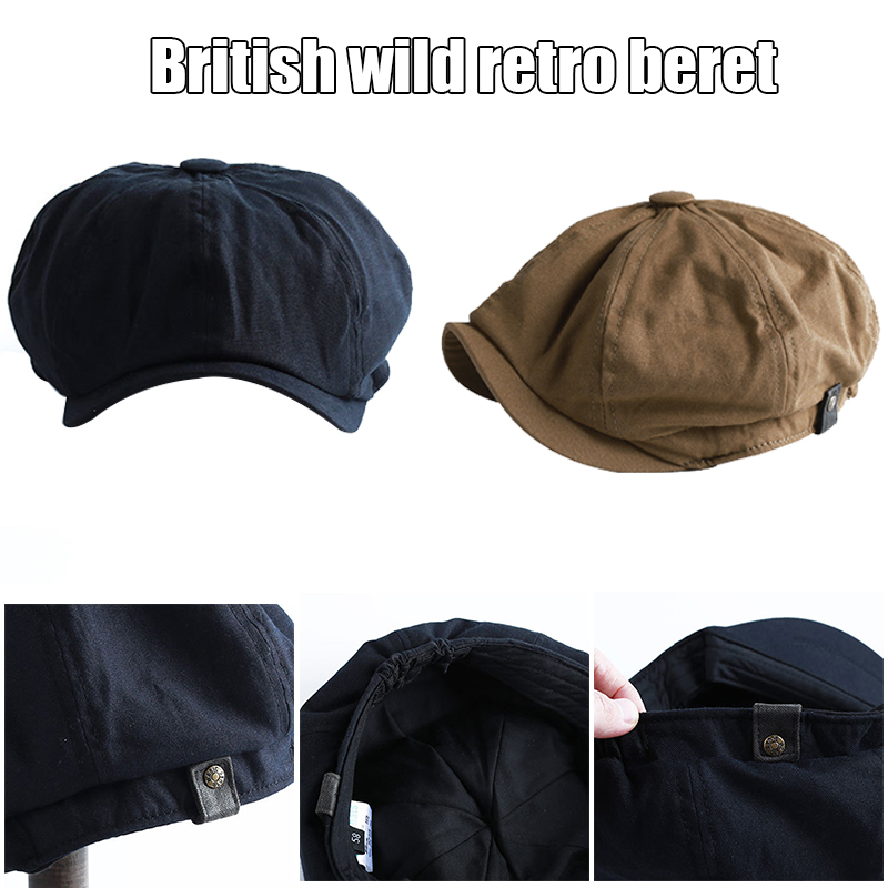 Men Vintage Painter Beret Hats Summer Octagonal Newsboy Cap Cabbie Flat Hat JAN88, Black
Men Vintage Painter Beret Hats Summer Octagonal Newsboy Cap Cabbie Flat Hat JAN88, Black