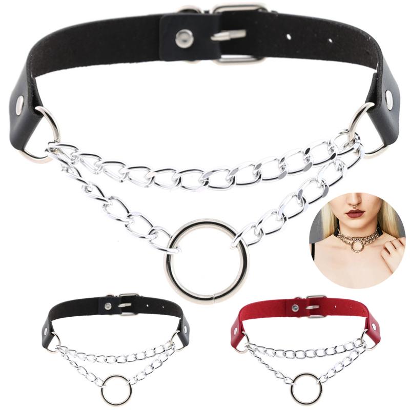 Gothic Chain Necklace Multilayer Punk Choker Collar Goth Pendant Necklace Women Black Leather Emo Kawaii Witch Rave Jewelry
Gothic Chain Necklace Multilayer Punk Choker Collar Goth Pendant Necklace Women Black Leather Emo Kawaii Witch Rave Jewelry