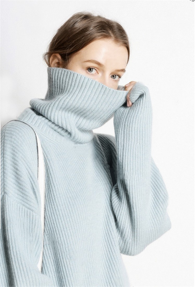Hot Sale 5Colors Women Pullover and Sweater Cashmere Knitted Jumpers Winter New Fashion Thick Warm Female Clothes Girl Tops 201221
